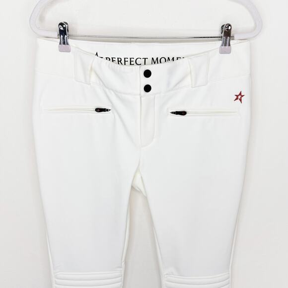 NWOT Perfect Moment Chevron Flare Aurora Gradient Rainbow High Waist Snow Pants - Picture 5 of 15